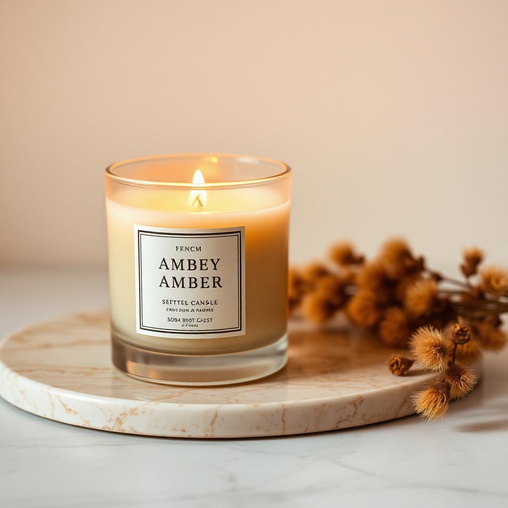 Luxe Geurkaars Amber